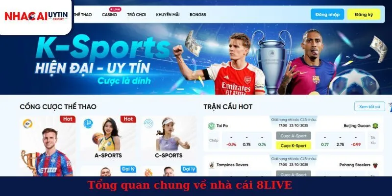 Tổng quan chung về nhà cái 8LIVE