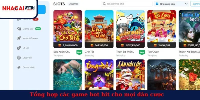Tổng hợp các game hot hit cho mọi dân cược