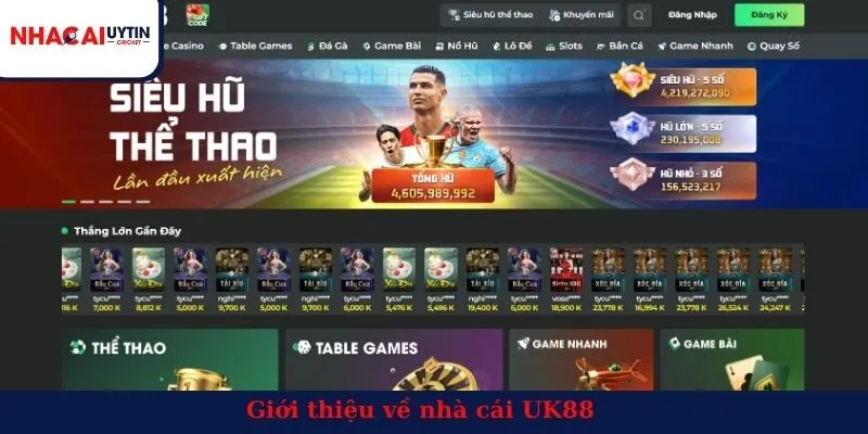 Giới thiệu về nhà cái UK88