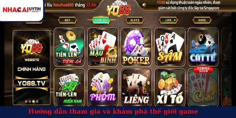Hướng dẫn tham gia và khám phá thế giới game